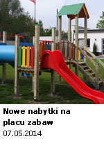 Nowe nabytki na placu zabaw