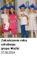 Zakończenie roku szkolnego - grupa Ważki