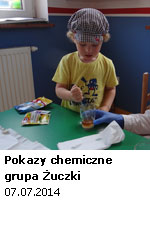 Pokazy chemiczne grupa Żuczki
